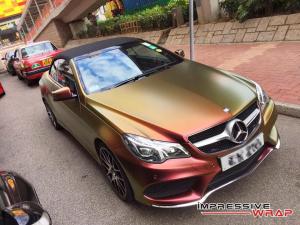 Mercedes-Benz E350 Cabriolet Chameleon by Impressive Wrap 2016 года